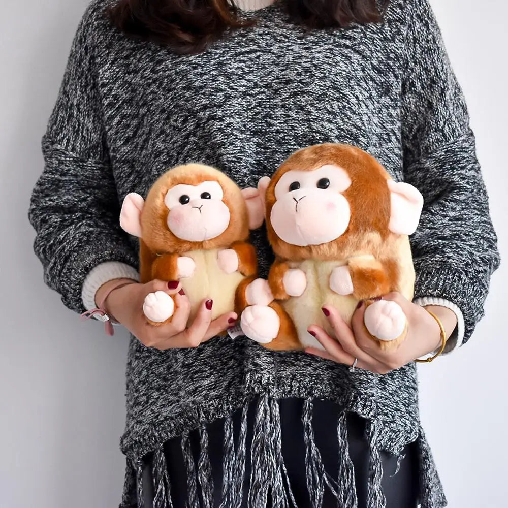 18/25cm Plush Monkey Doll Stuffed Animal Kawaii Cute Plush Monkey Doll Appease Toy Home Decoration Birthday Gifts