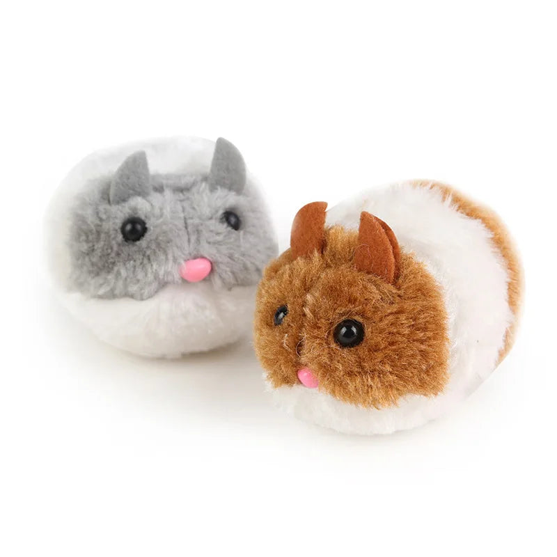 Cute Mouse Cat Toys Cat Supplies Plush Toy Shake Movement Mouse Pet Kitten Funny Plush Little Mouse Interactive Cat Toys