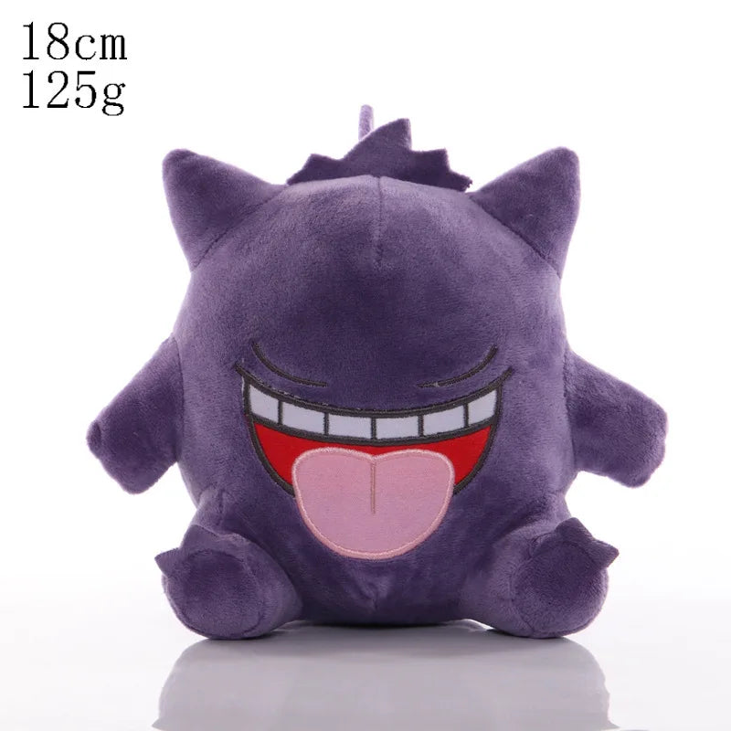 Pokemon Kawaii Gengar Stuffed Toys Cartoon&Cute Plush Dolls Throw Pillow Birthday Gift For Kids Friends Boys Home Decoration