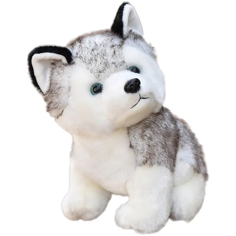 Kawaii Puppy Stuffed Toys 10/20cm Cute Simulation Husky Dog Plush Toys Stuffed Doll Kids Baby Toys Plush Husky Dolls