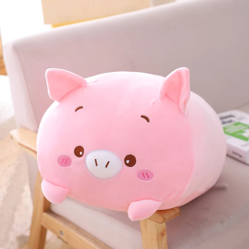 9 Styles Animal fat Dinosaur Pig Cat Bear Plush Toy Soft Cartoon Panda Hamster Elephant Deer Stuffed Doll Pillow Gift