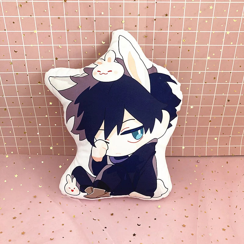 10/40cm Anime Jujutsu Kaisen Plush Pillow Doll Itadori Yuji Gojo Satoru Soft Stuffed Doll  Fushiguro Megumi Plush Doll Cushion