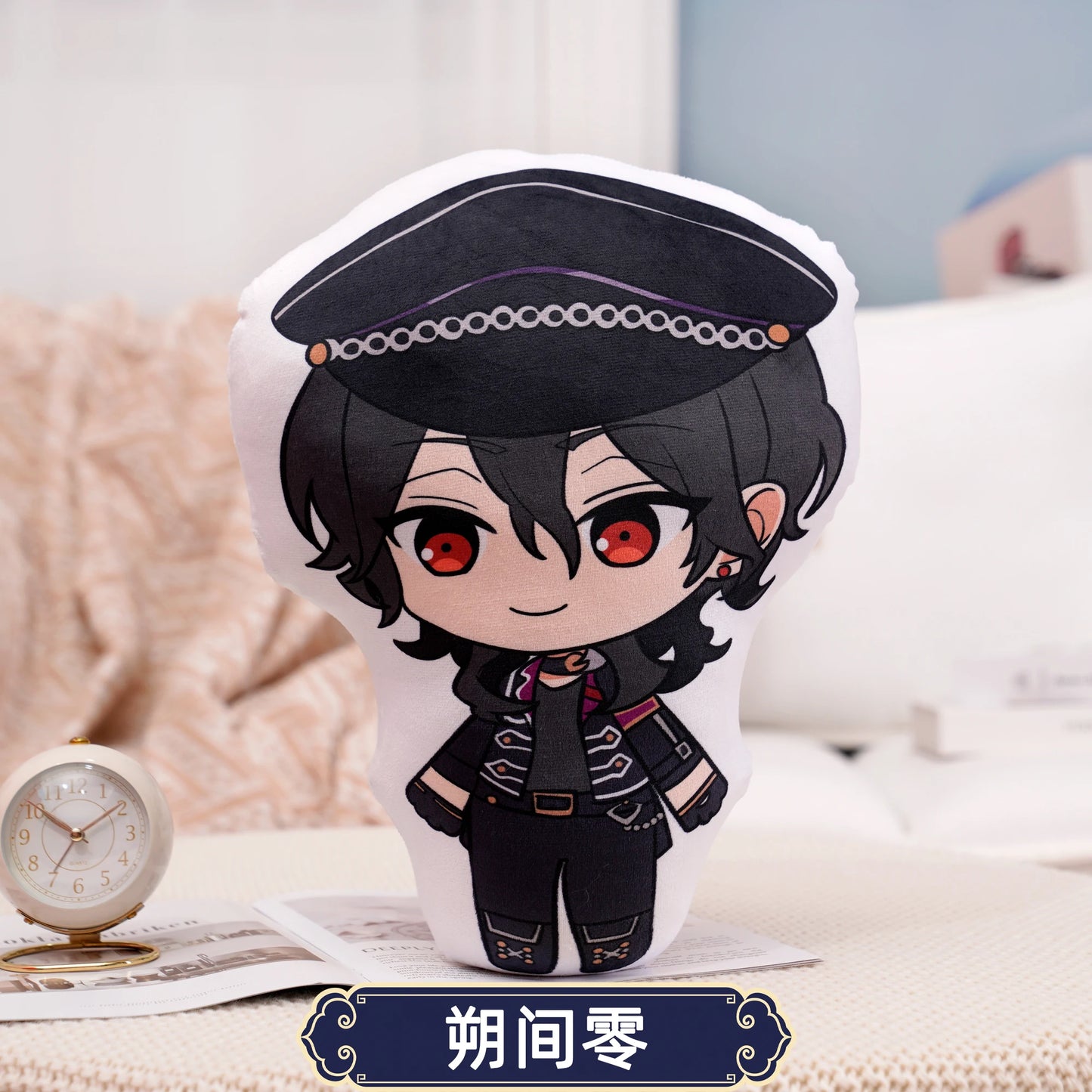 45cm Ensemble Stars Cartoons Anime Plush Toy Eichi Sakuma Rei Throw Pillow Cosplay Sofa Cushion Double-sided Printing Girl Fans