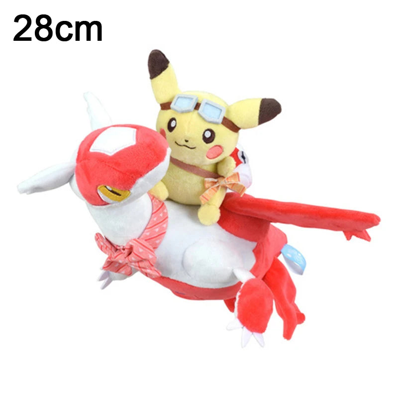 Kawaii Pikachu Charmander Bulbasaur Squirtle Pokemon Groudon Rayquaza Kyogre Plush Toys Stuffed Doll Christmas Kid Gift