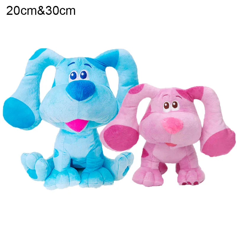 20/30cm  Blue's Clues & You! Beanbag Plush Doll Pink Blue Cute Dog Soft Stuffed Plush Pillow Blue Clues Plushie Dolls Kids Toy