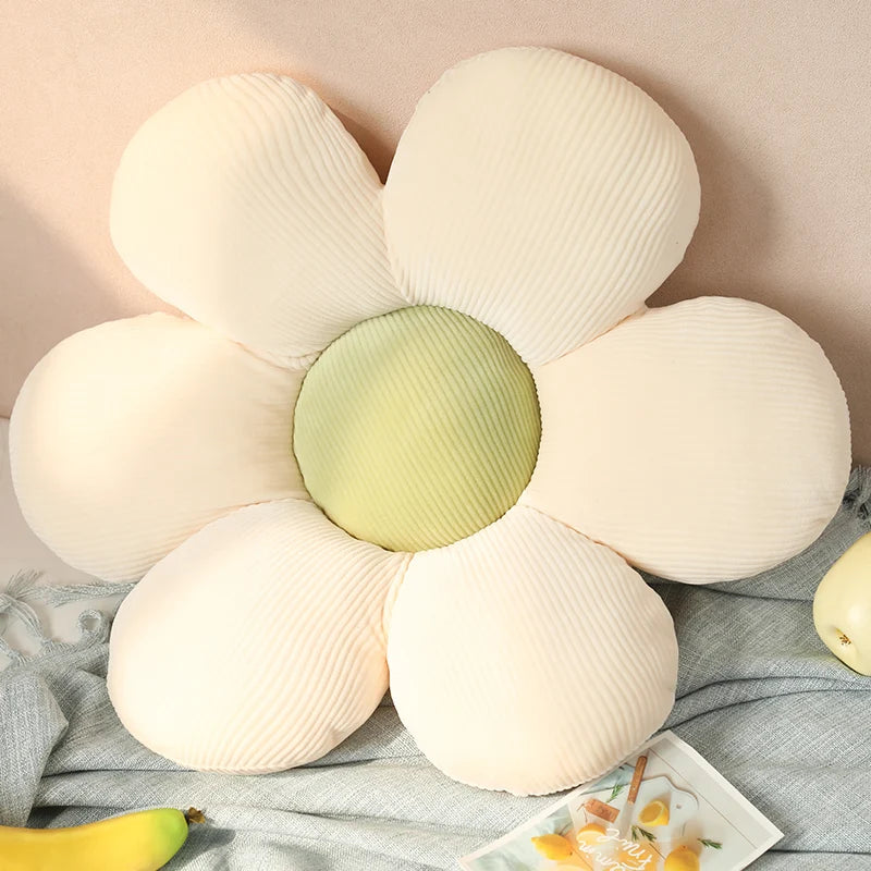 35cm Beautiful Colorful Flower Plush Pillow Toy Soft Cartoon Plant Stuffed Doll Chair Cushion Sofa  Lovers Birthday Gifts