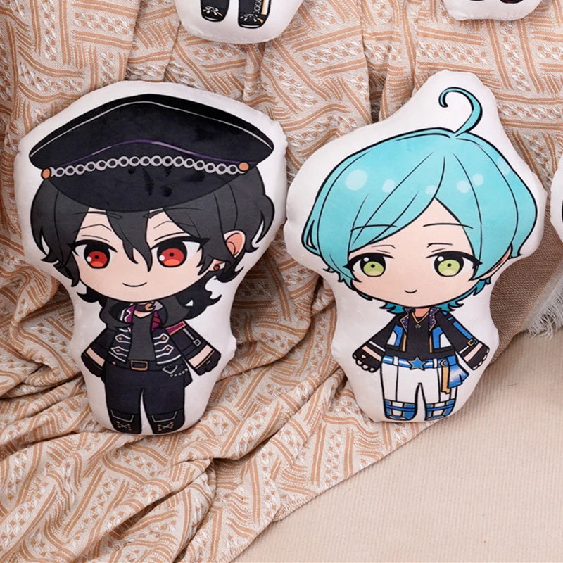 45cm Ensemble Stars Plush Toy Cartoons Anime Knights UNDEAD Tsukinaga Leo Sena Izumi  Throw Pillow Cosplay Props Sofa Cushion