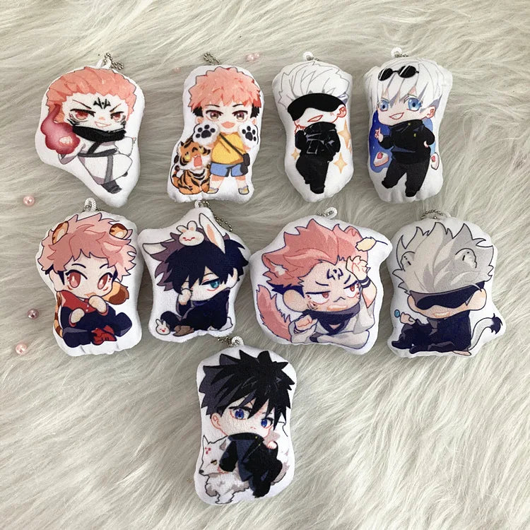 10/40cm Anime Jujutsu Kaisen Plush Pillow Doll Itadori Yuji Gojo Satoru Soft Stuffed Doll  Fushiguro Megumi Plush Doll Cushion