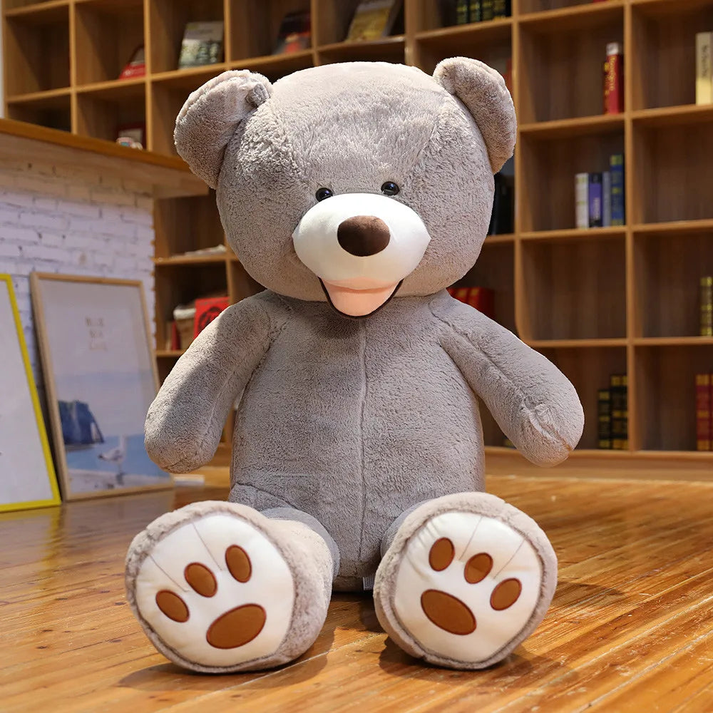 1pc 100cm The Giant Bear Plush Toy Stuffed Animal High Quality kids Toys Birthday Gift Valentine's Day Gifts for women