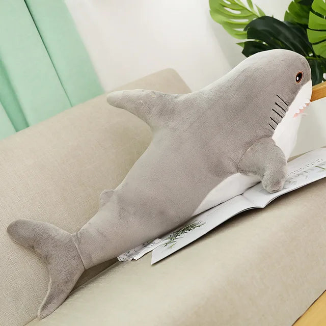 140 New Plush Shark Toys Soft Stuffed Animal Russia Shark Plush Toys Pillow Cushion Doll Simulation Doll for Kids Birthday Gifts