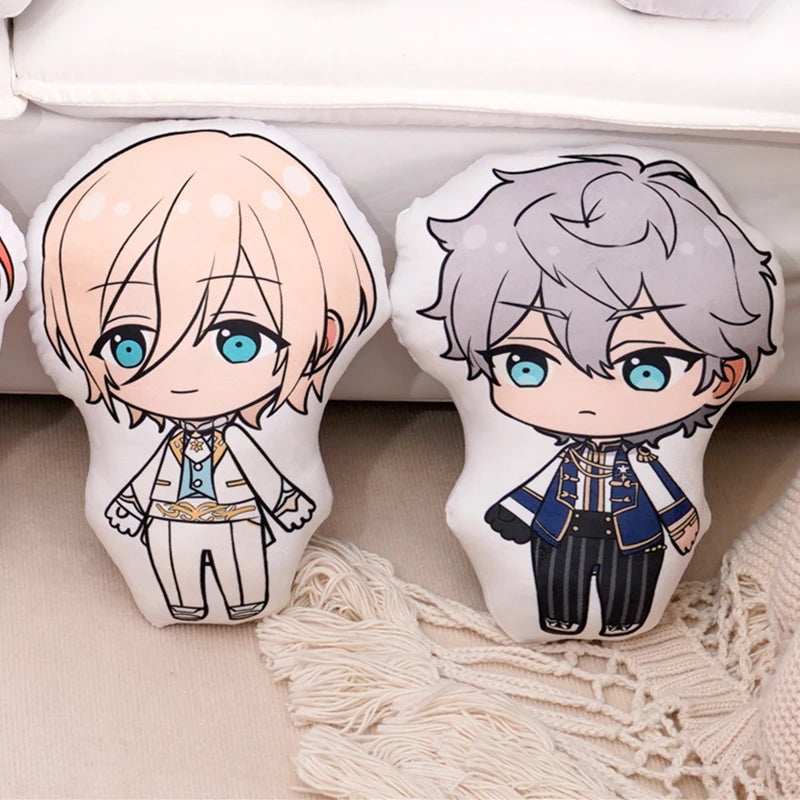 45cm Ensemble Stars Plush Toy Cartoons Anime Knights UNDEAD Tsukinaga Leo Sena Izumi  Throw Pillow Cosplay Props Sofa Cushion