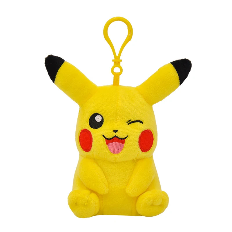 Anime Pokemon Plush Pikachu Charmander Plush Toy Squirrel Bulbasaur Jiggles Lapras Eevee Snorlax Keychain Xmas Gift For Kids