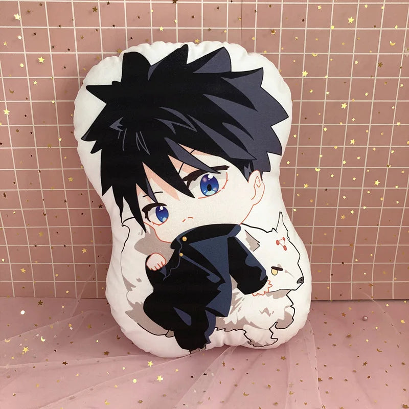 10/40cm Anime Jujutsu Kaisen Plush Pillow Doll Itadori Yuji Gojo Satoru Soft Stuffed Doll  Fushiguro Megumi Plush Doll Cushion