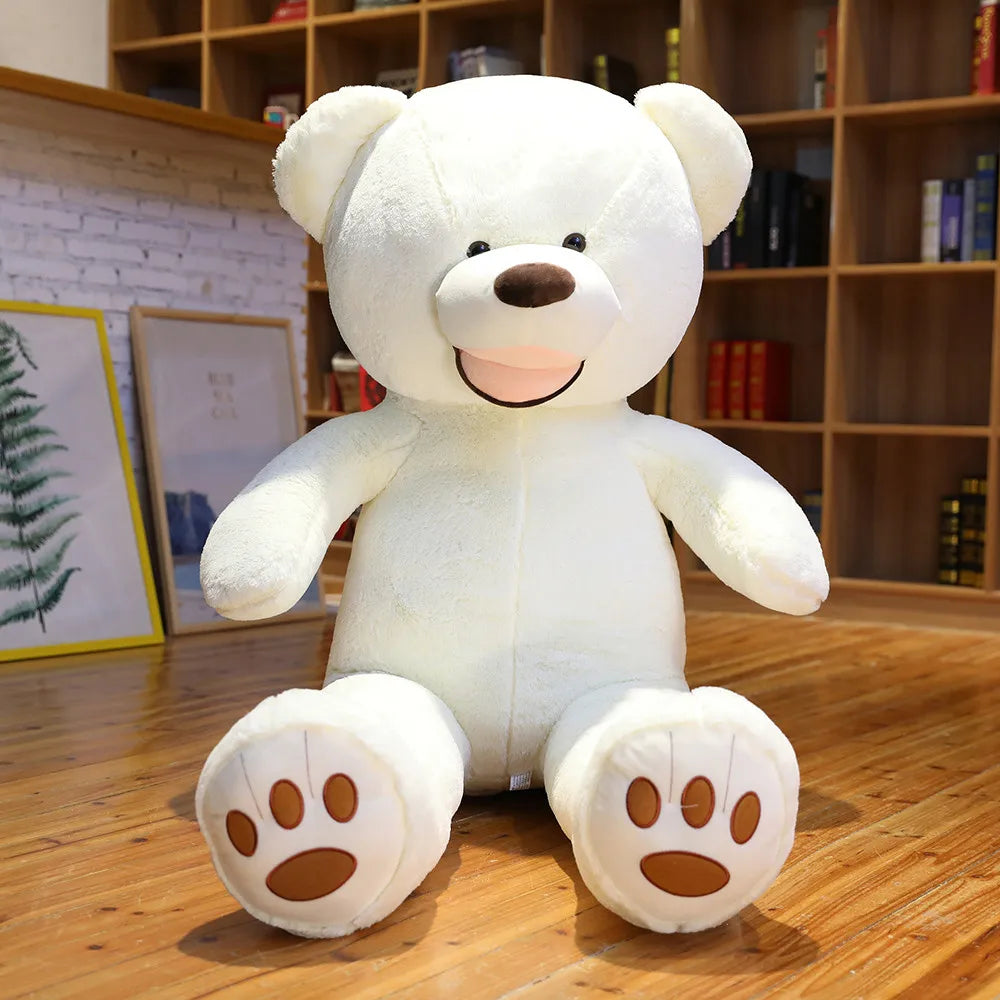 1pc 100cm The Giant Bear Plush Toy Stuffed Animal High Quality kids Toys Birthday Gift Valentine's Day Gifts for women