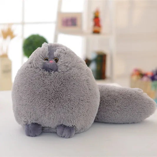 Kawaii Fluffy Cat Plush Toys Persian Cat Stuffed Dolls Soft Pillow Stuffed Animal Peluches Dolls Baby Kids Toys Christmas Gifts