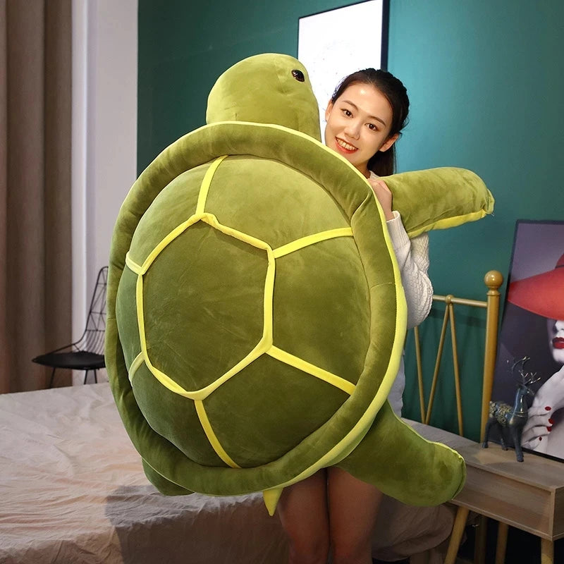 35cm Lovely Tortoise Plush Toy Kawaii Animal Dolls Stuffed Soft Animal Sea Turtle Pillow Birthday Gifts for Children Girl