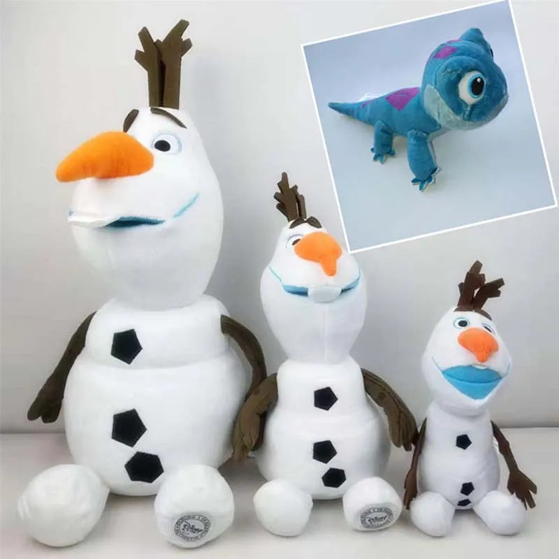 40CM-50CM Frozen Elsa Anna Princess Stuffed Plush Dolls Olaf Snow man Snowman Deer Ice Toys For Girls Kids Baby Christmas Gifts