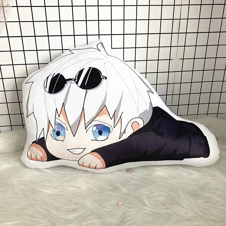 10/40cm Anime Jujutsu Kaisen Plush Pillow Doll Itadori Yuji Gojo Satoru Soft Stuffed Doll  Fushiguro Megumi Plush Doll Cushion