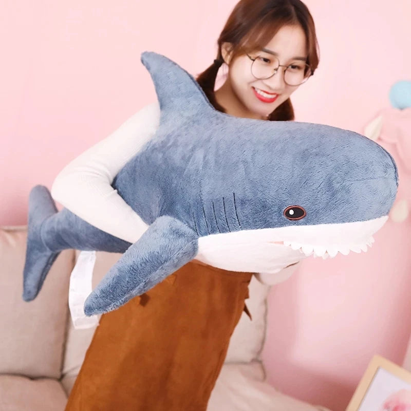 15/30cm Shark Reading Pillow For kids Plush Funny Toy Stuffed Shark Children Boys Cushion Girl Animal Birthday Kid Brinquedos