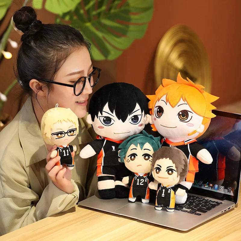 20/30CM Haikyuu Plush Toys Anime Volleyball Soft Stuffed Doll Haikyuu Hinata Shoyo Kageyama Tobio Figure Pillow Kids Boys Gifts