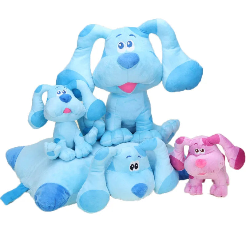 20/30cm  Blue's Clues & You! Beanbag Plush Doll Pink Blue Cute Dog Soft Stuffed Plush Pillow Blue Clues Plushie Dolls Kids Toy