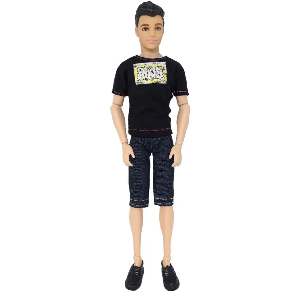 Ken Doll Clothes Doll Daily Wear Casual Suit Sweatshirt Pants Wedding Party Suit Man Male Doll Clothes For 30cm Doll Accessories