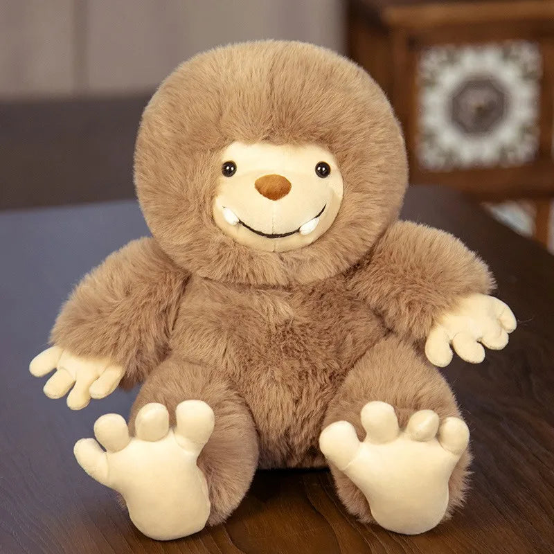 Cute Bigfoot Monster Plush Toy Soft Cartoon Animal Sloth Stuffed Doll Accompany Toys Birthday Gifts For Kids Girls Children