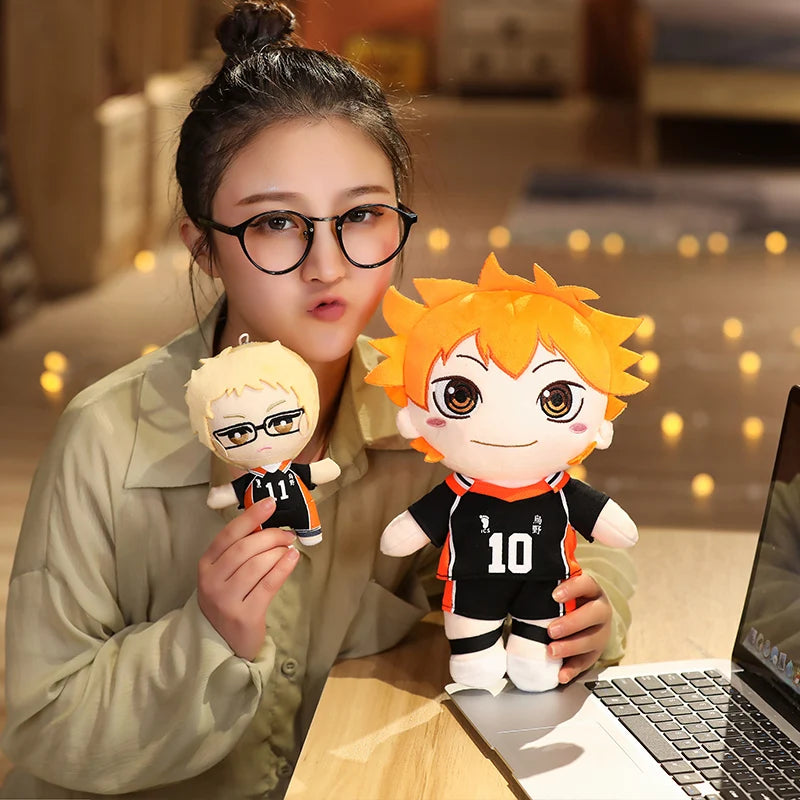 20/30CM Haikyuu Plush Toys Anime Volleyball Soft Stuffed Doll Haikyuu Hinata Shoyo Kageyama Tobio Figure Pillow  Gifts