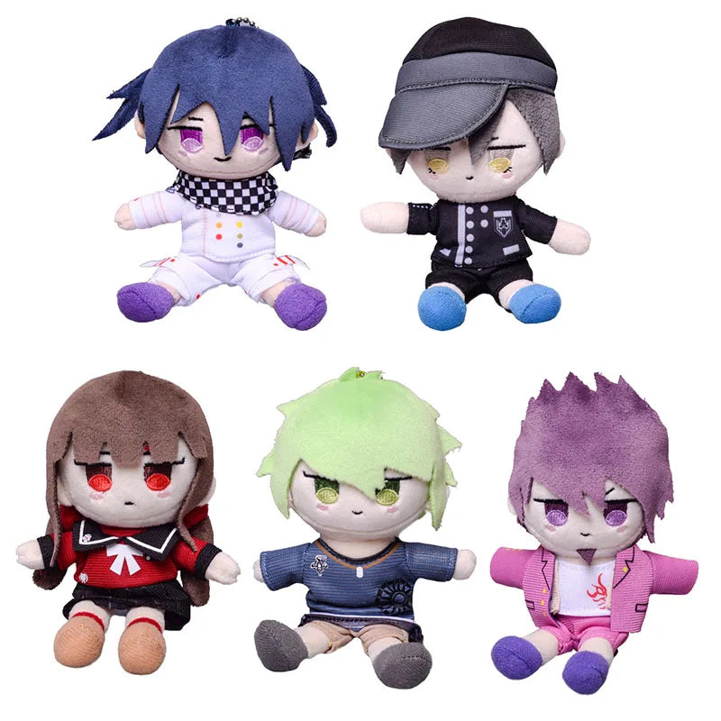 5styles 1pc 15cm New Danganronpa V3 Plush Toys Kokichi Oma Kaito Momota Harukawa Maki Keychain Plush Doll for Kids Birthday Gift