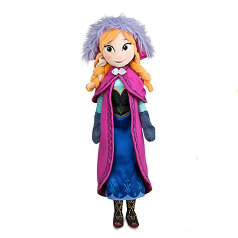 40CM-50CM Frozen Elsa Anna Princess Stuffed Plush Dolls Olaf Snow man Snowman Deer Ice Toys For Girls Kids Baby Christmas Gifts