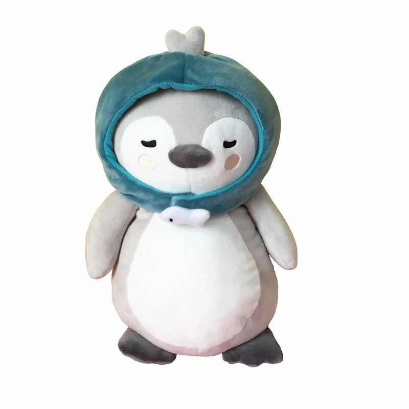 Plush Penguin Dolls Korea Popular Crash Landing on You Penguin Hat Can Removed Wing Can Shake Cartoon Plush Birthday Gifts