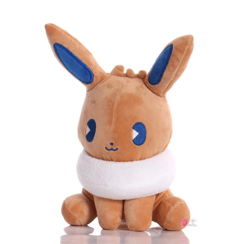 Summer Soda Water Series Eevee Family Plush Toy Cute Pokemon Stuffed Doll Pikachu Plush Summer Holiday Day Gifts For Children