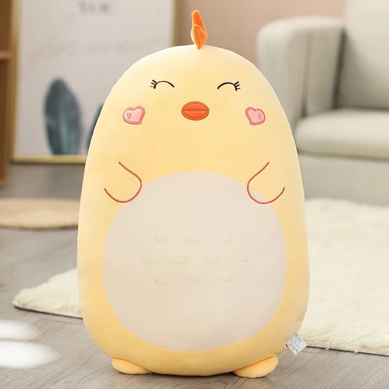 45/60CM Squishy Toy Kawaii Animal Fat Dinosaur Shiba Inu Dog Pillow Plush Toys Cute Rabbit Doll Girls Bed Sleeping Cushion