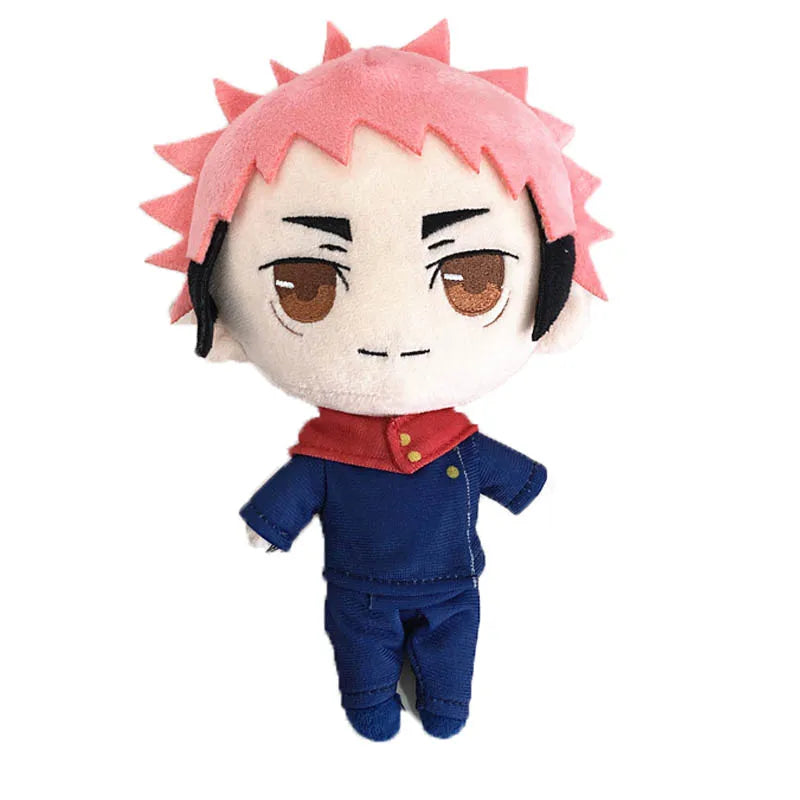 20cm Anime Jujutsu Kaisen Plush Doll Yuji Itadori Fushiguro Megumi Gojo Satoru Cute Soft Stuffed Plush Toys Doll Cosplay Pillow