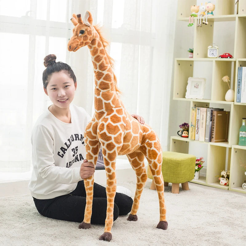 Premium Huge Real-Life Giraffe Plush Toys - Plushy Mart