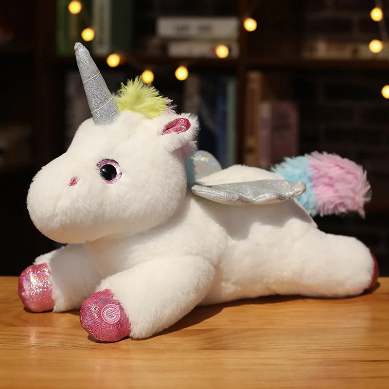 Lighting Unicorn Luminous Unicorn Plush Toy Lovely Animal  Soft Stuffed Doll Baby Appease Toys Kids Birthday Gift