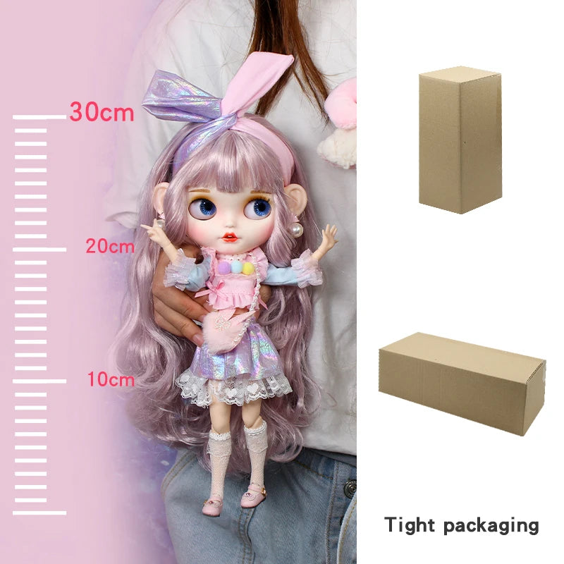 ICY DBS Blyth Doll 1/6 BJD Anime Doll Joint Body White Skin Matte Face Special Combo 30cm TOY