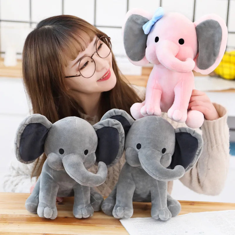 25cm Cute Elephant Plush Toys - Plushy Mart