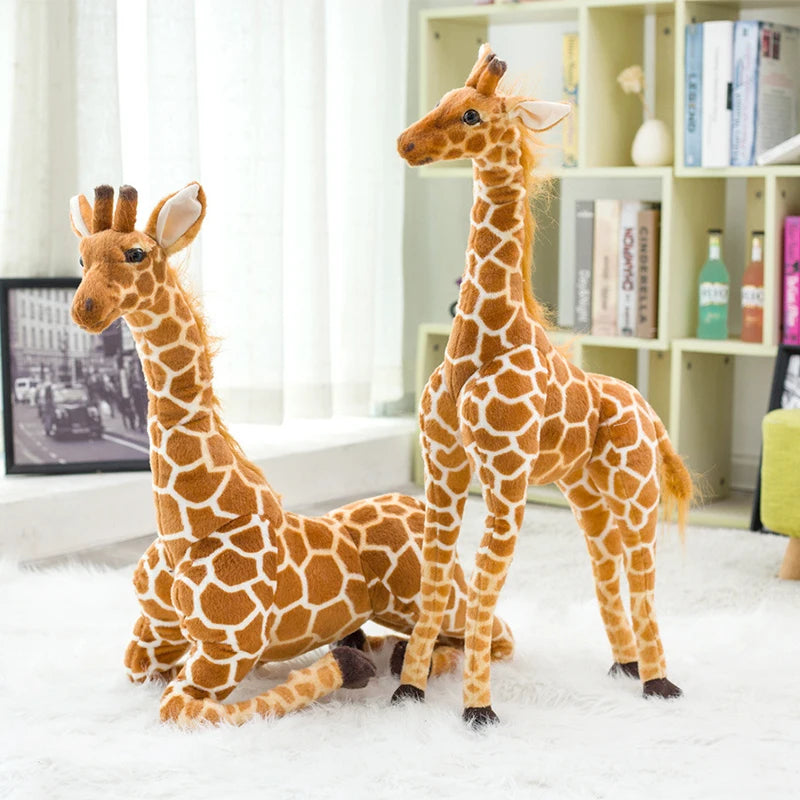 Premium Huge Real-Life Giraffe Plush Toys - Plushy Mart