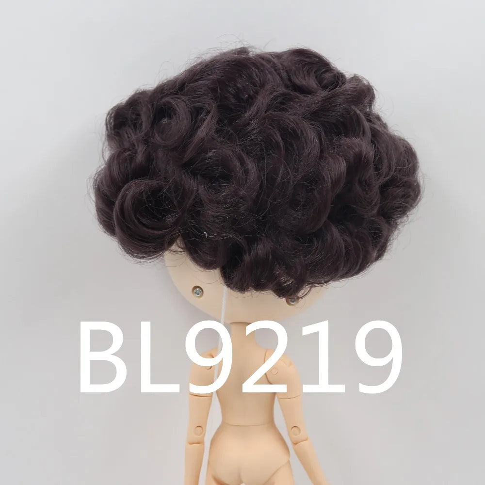 DBS blyth doll icy rbl scalp dome wig short hair for DIY custom doll accessory anime