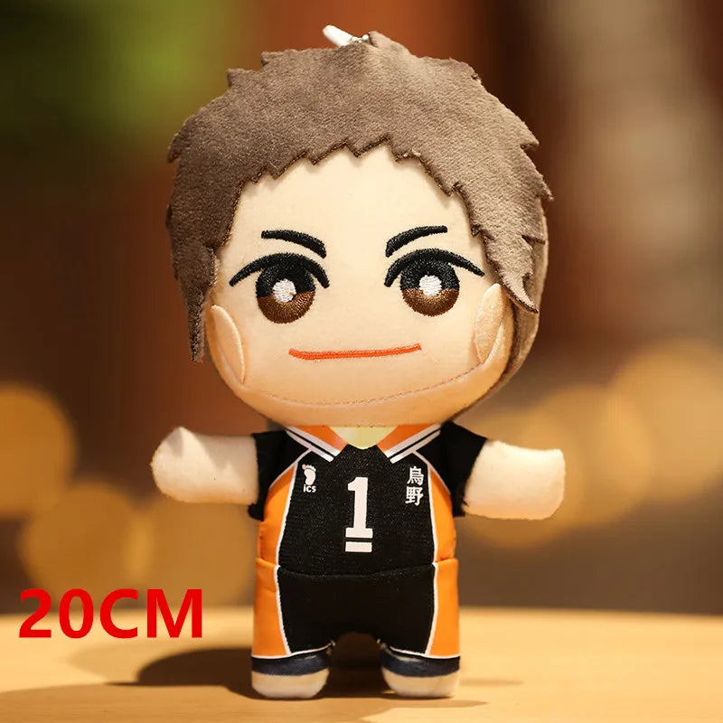 20/30CM Haikyuu Plush Toys Anime Volleyball Soft Stuffed Doll Haikyuu Hinata Shoyo Kageyama Tobio Figure Pillow Kids Boys Gifts