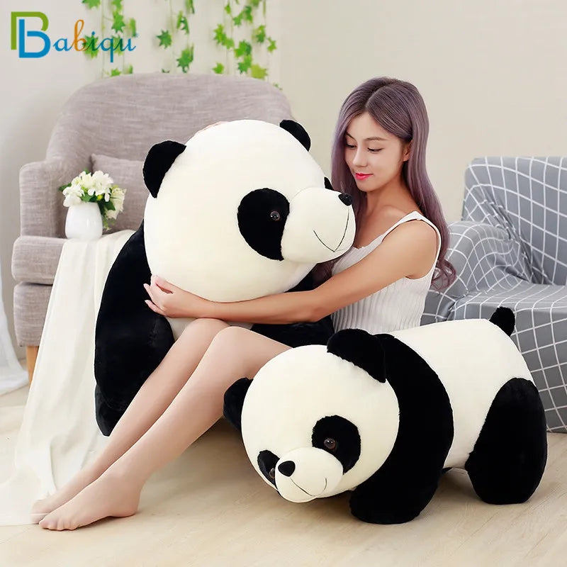 20-70CM Cute Baby Big Giant Panda Bear Plush Stuffed Animal Doll Animals Toy Pillow Cartoon Kawaii Dolls Girls Lover Gifts