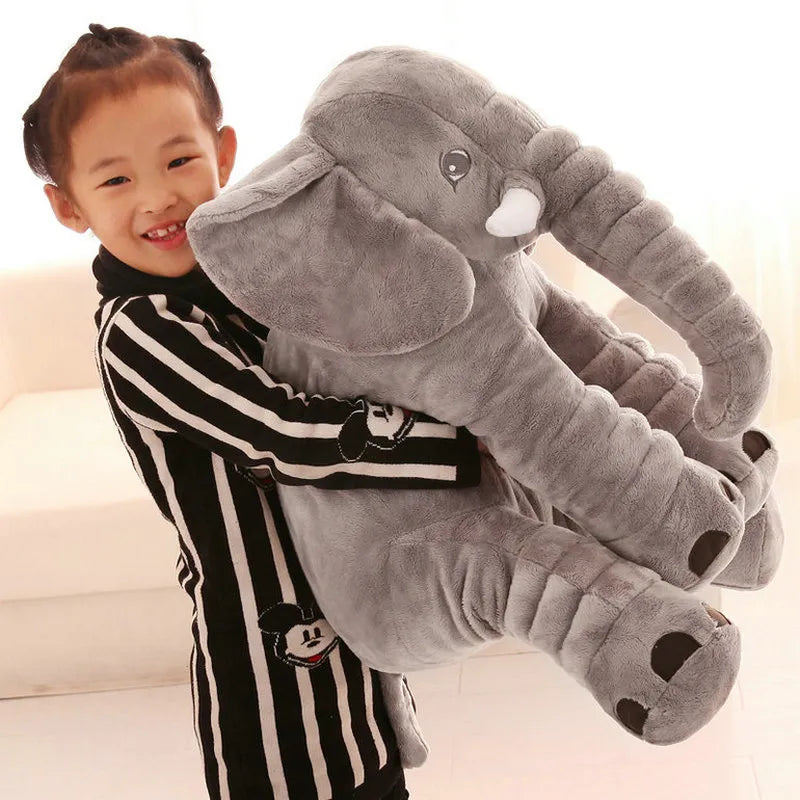 40/60cm Cartoon Plush Elephant Pillow for Kids