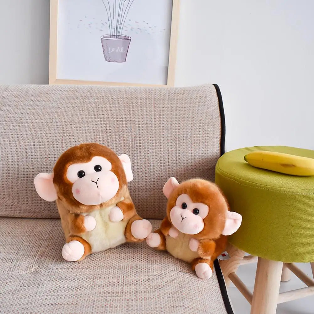 18/25cm Plush Monkey Doll Stuffed Animal Kawaii Cute Plush Monkey Doll Appease Toy Home Decoration Birthday Gifts