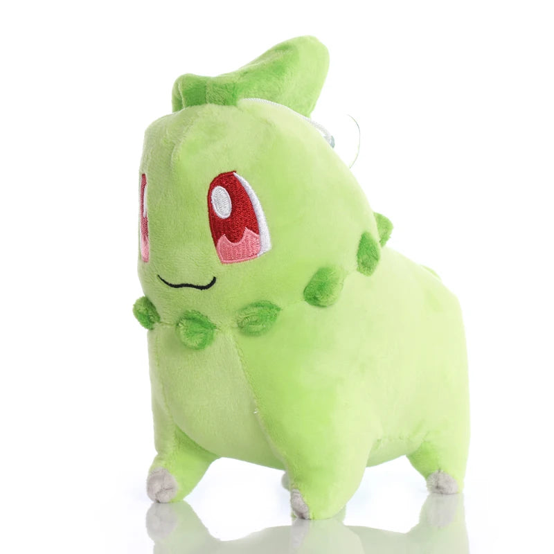 20cm Anime  Chikorita Dolls Stuffed Kawaii Plush Toys  Room Decoration Ornaments Gift for Children Toys