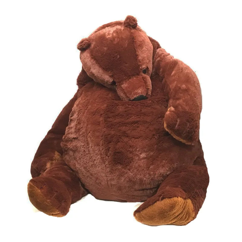 1pc Giant 100cm Soft Bear Plush Toys  Brown Bear Super Big Hugging Pillow Animal Cushion Children Birthday Gift