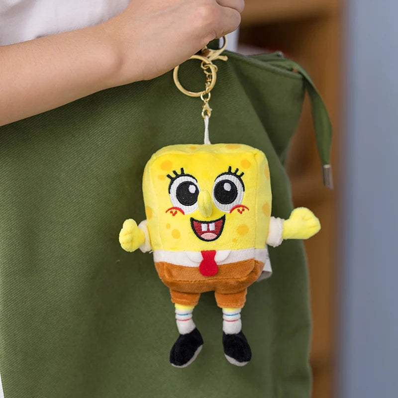 Marine Life Plush Doll Lovely Patrick Star Stuffed Toy Kawaii Decora Keychain Backpack Pendant Gift For Kids Birthday Present