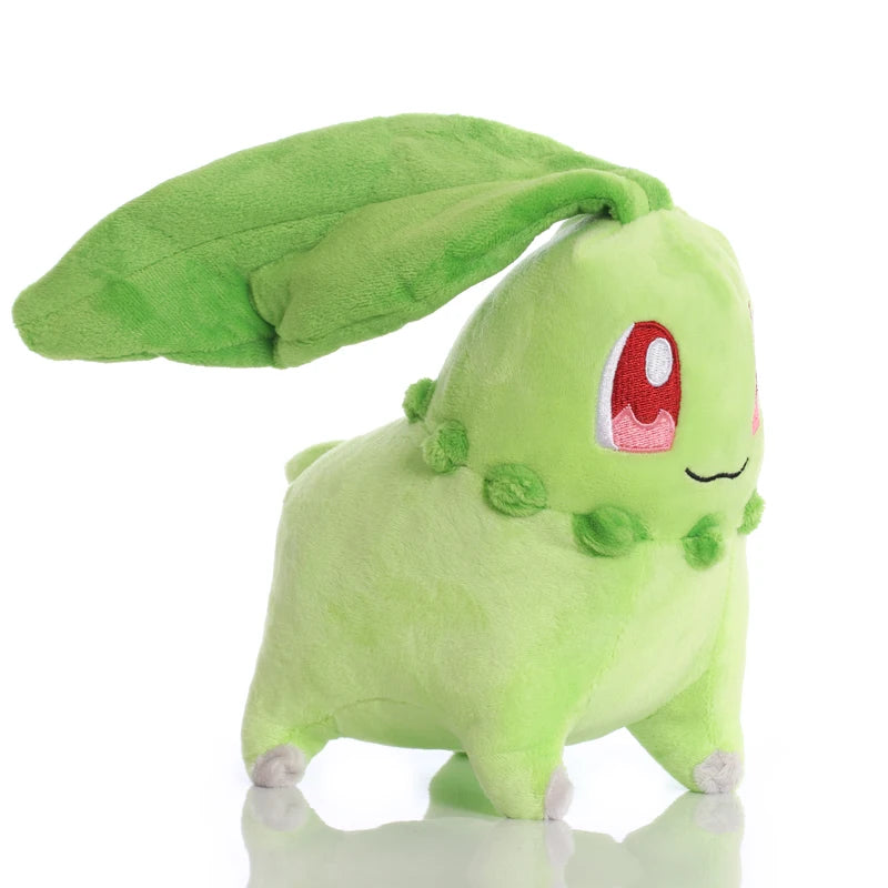 20cm Anime  Chikorita Dolls Stuffed Kawaii Plush Toys  Room Decoration Ornaments Gift for Children Toys