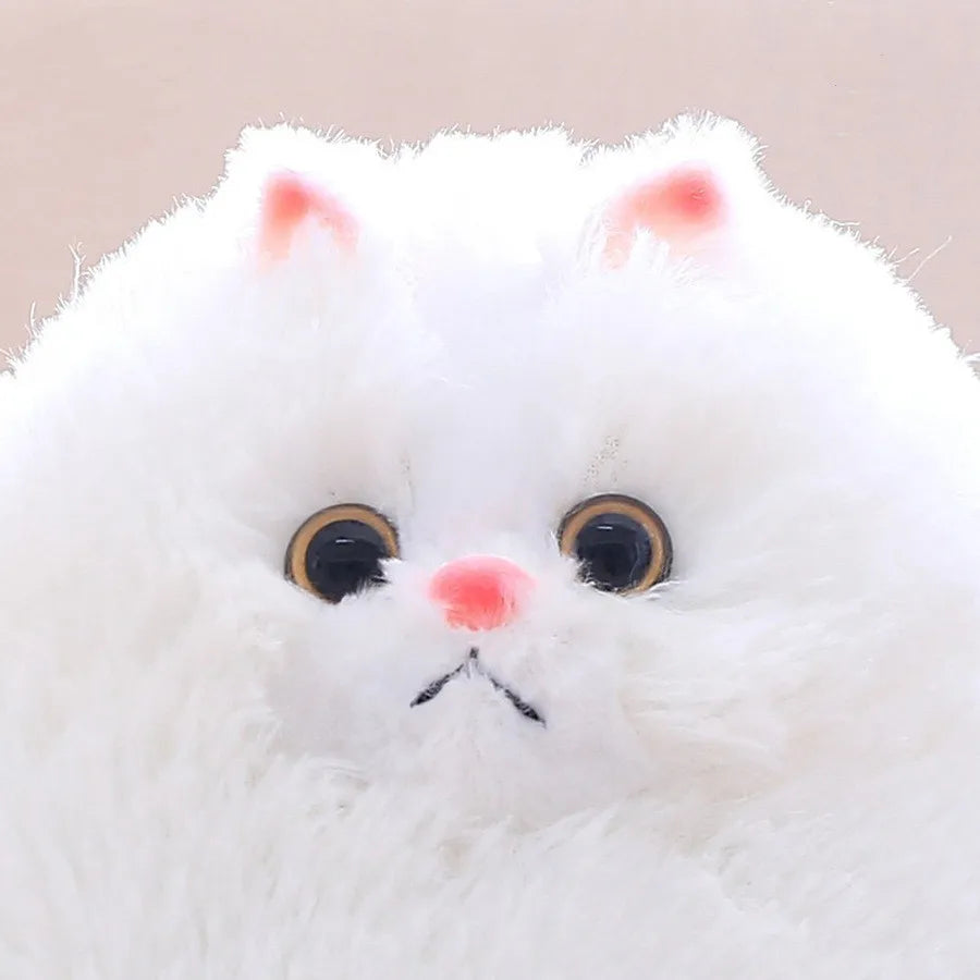 Kawaii Fluffy Cat Plush Toys Persian Cat Stuffed Dolls Soft Pillow Stuffed Animal Peluches Dolls Baby Kids Toys Christmas Gifts