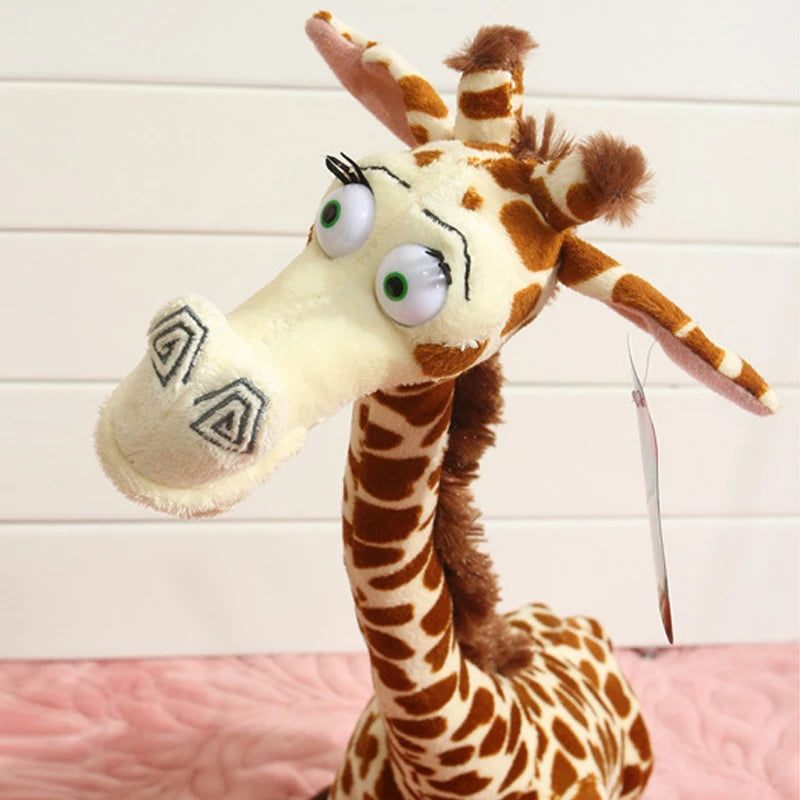 1pc 12" 35cm  Long Neck Giraffe Stuffed Plush Toy Madagascar Cute Deer Doll for Kids High QUality